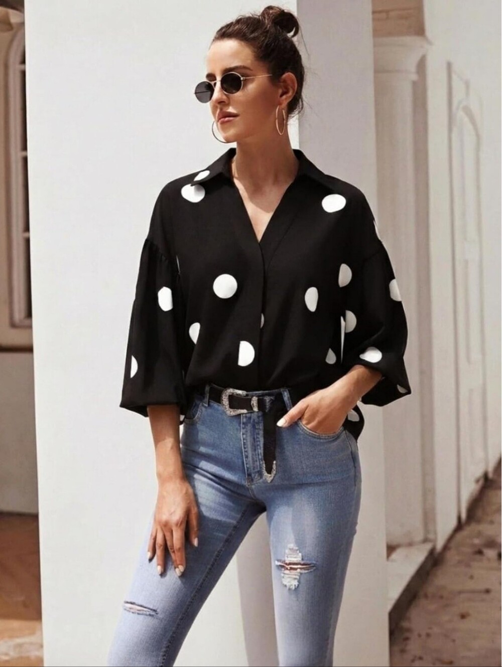 Big Dot Blouse